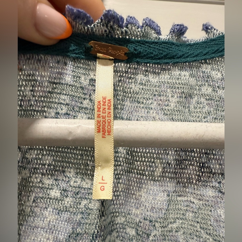 Free People “Oh My Baby” Womens Top - Large NWOT - Picture 9 of 9